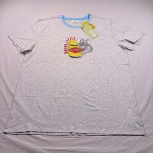 Peter Alexander Vegemite Koala T Shirt XX Large Grey Blue Trim
